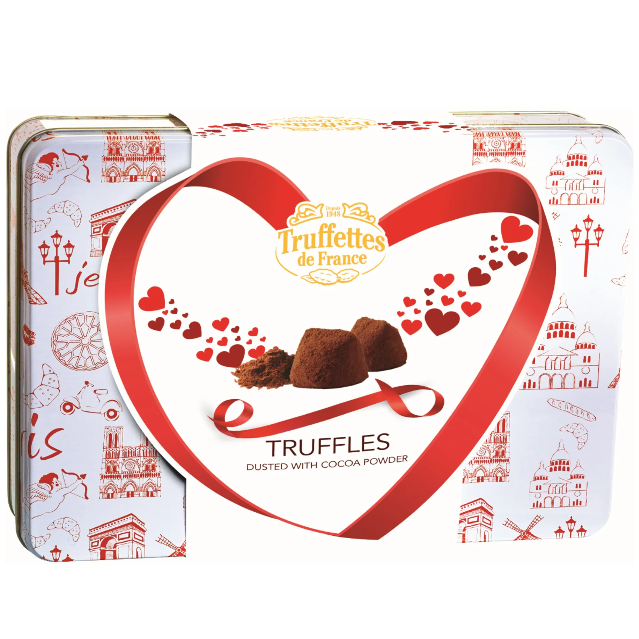 Truffettes De France Cocoa Dusted Truffle Tin 500g