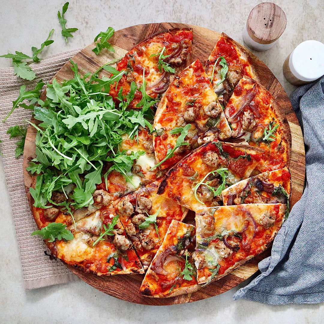 Tuscan Pork Sausage Pizza