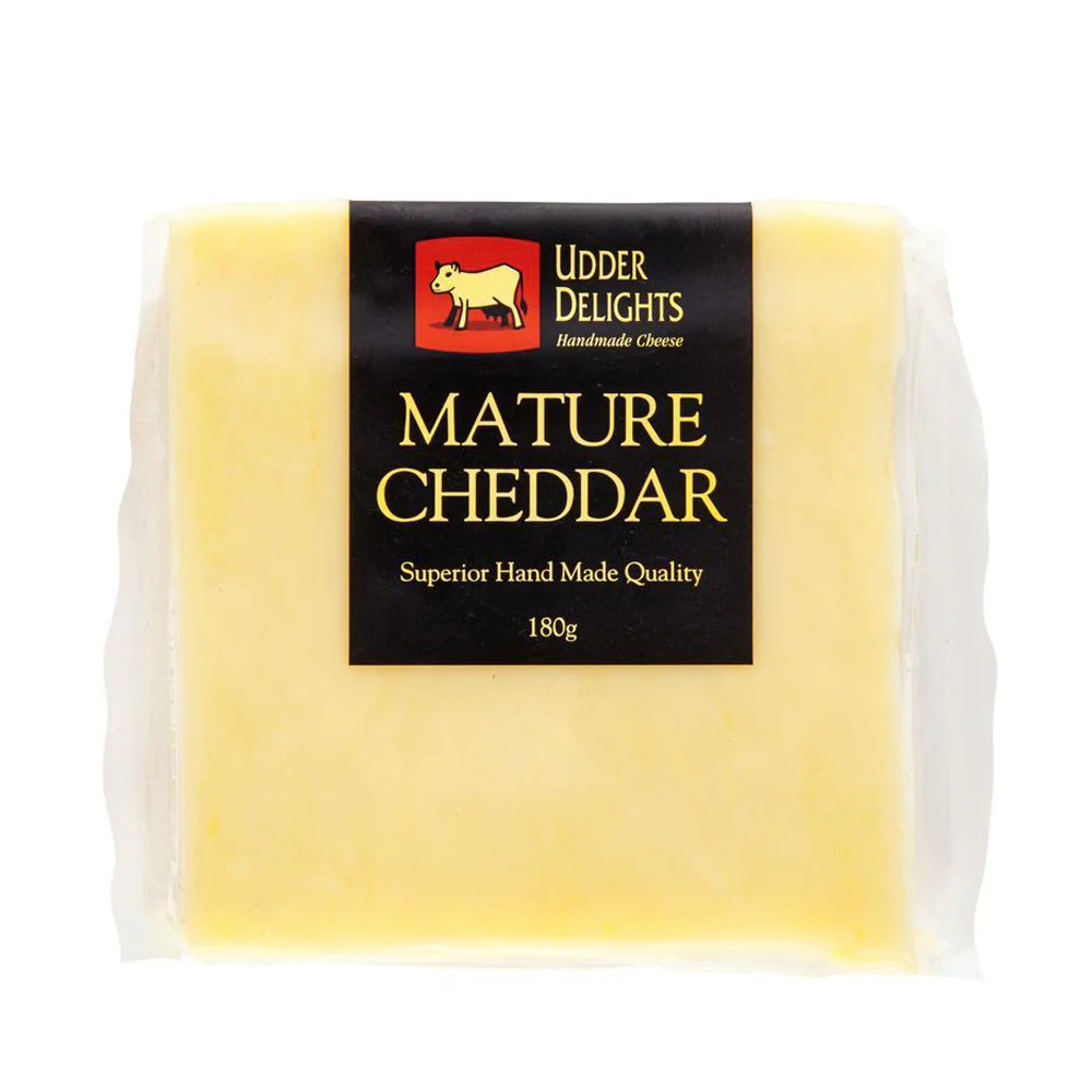 Udder Delights Mature Cheddar Cheese 200g