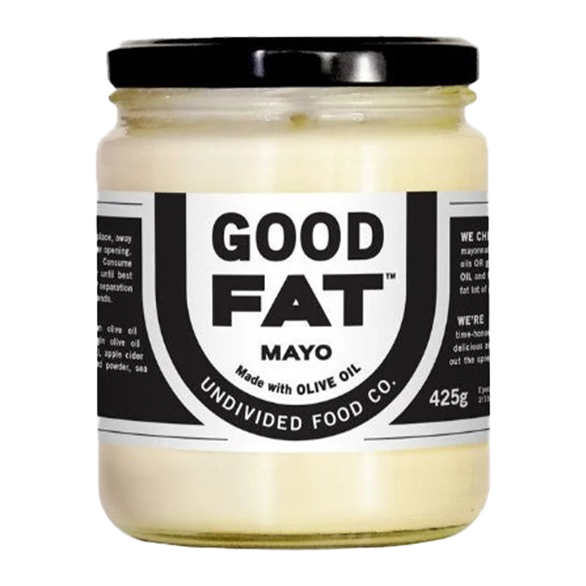 Undivided Food Co. Good Fat Mayo Jumbo 425g