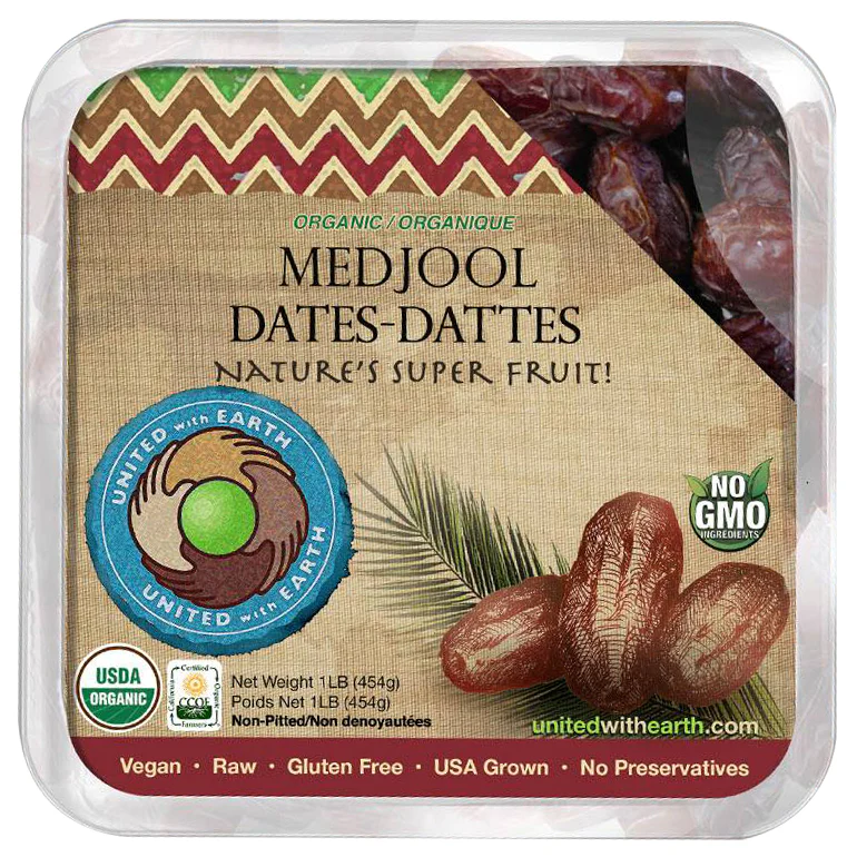 Dates United with Earth Medjool 454g