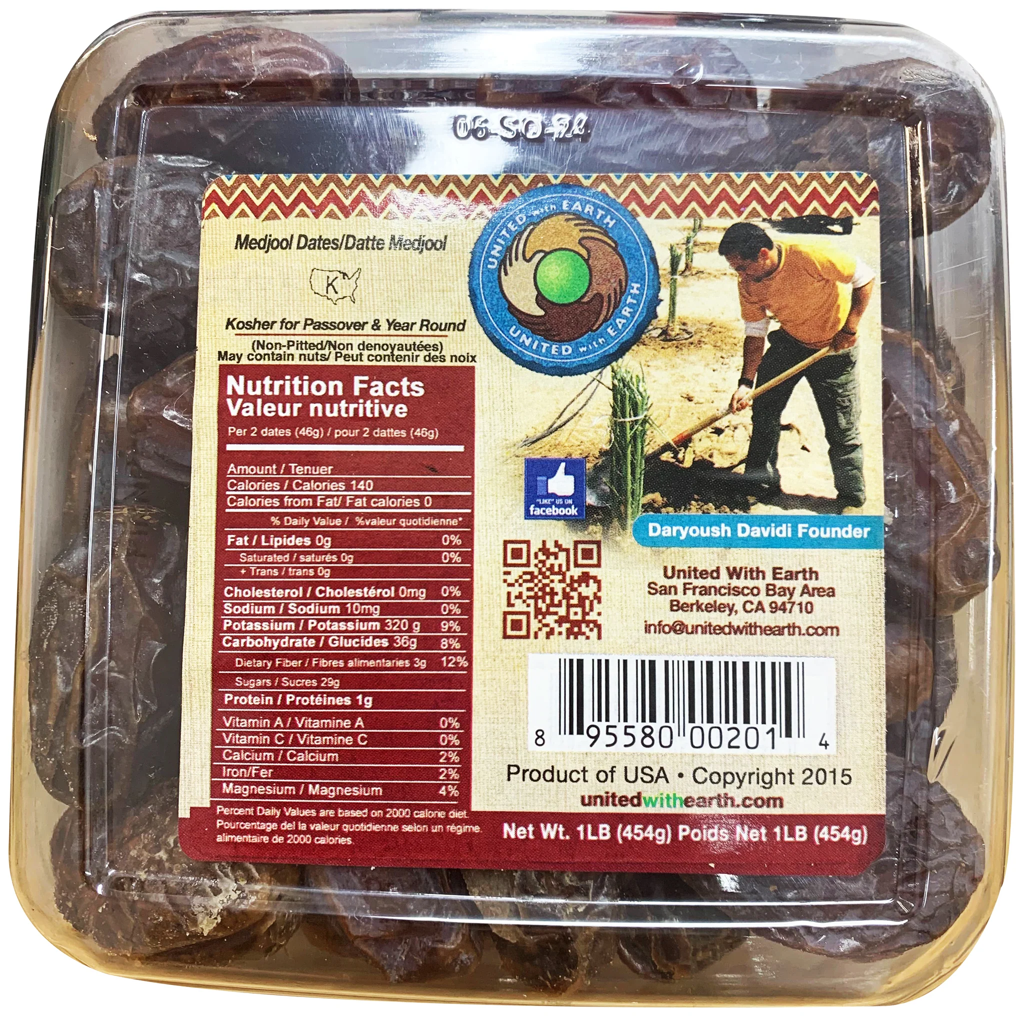 Dates United with Earth Medjool 454g - Image 2