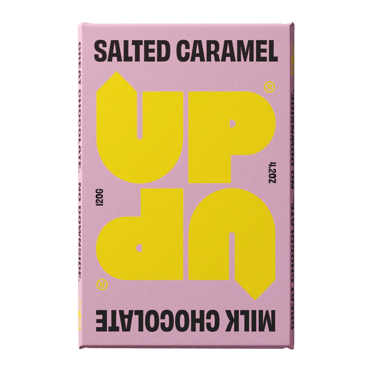 Up Up Milk Chocolate Bar Salted Caramel 120g