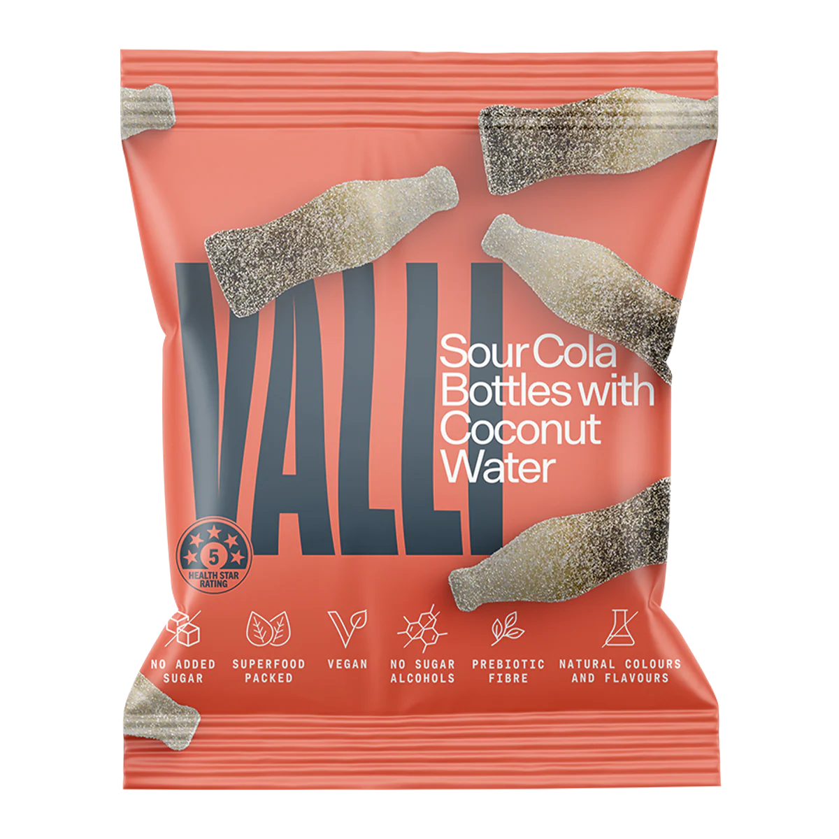 Valli Gummies Sour Cola Bottles 50g