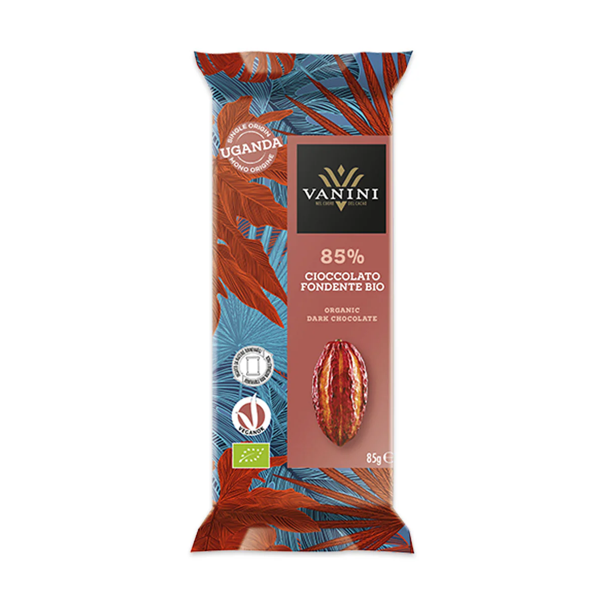 Vanini Organic Dark Chocolate 85% 85G