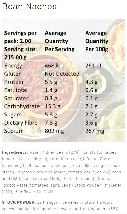 Vegan Made Easy Classic Bean Nachos 430g - Image 2