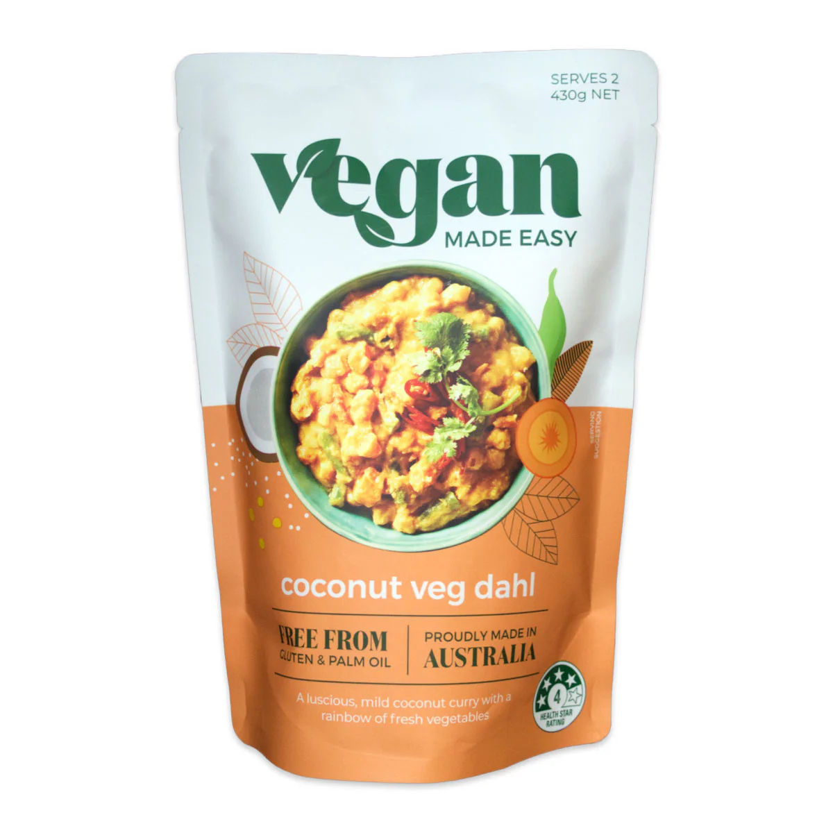 Vegan Made Easy Coconut Veg Dahl 430g