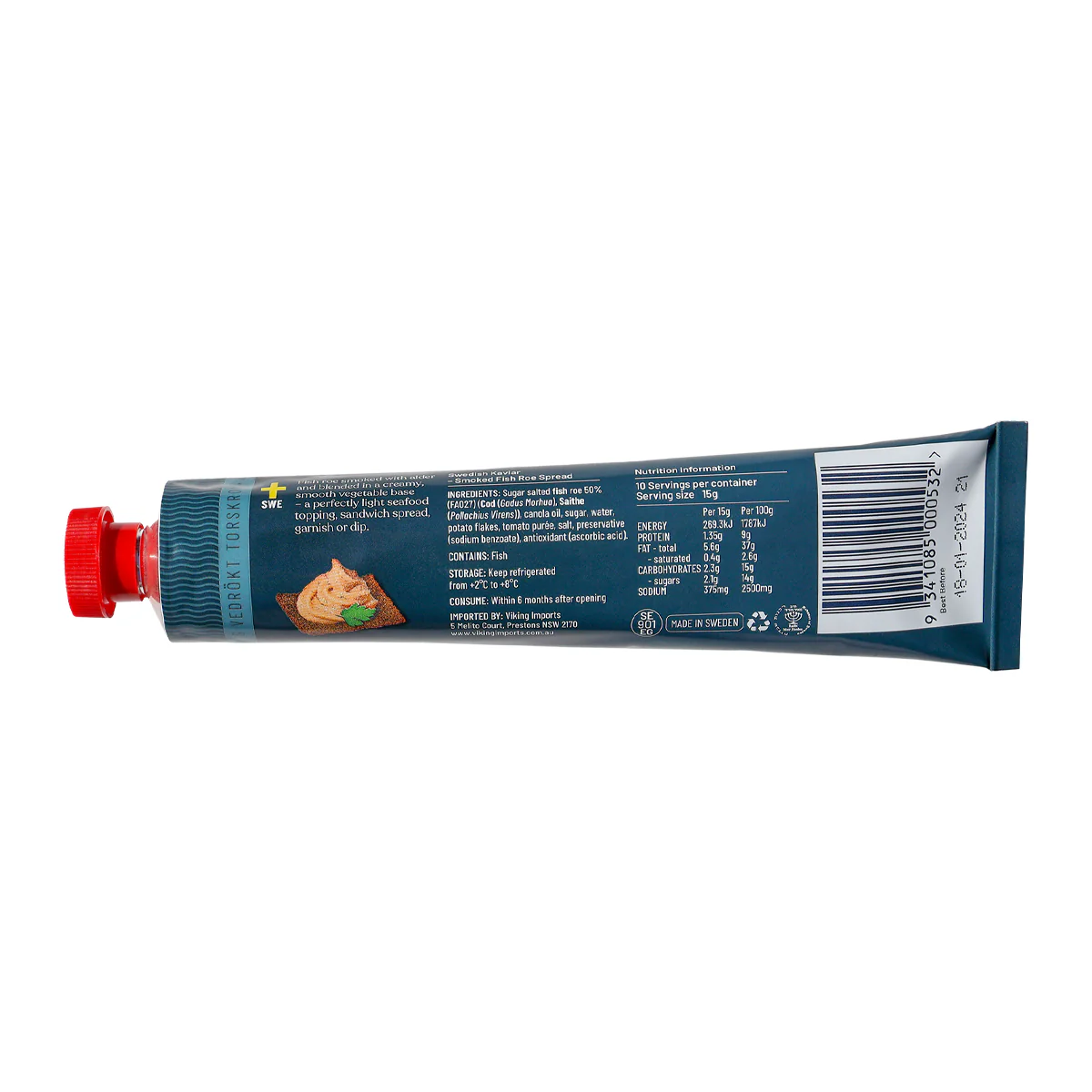 Viking Platter Cod Roe Creme Tarama 150g - Image 2