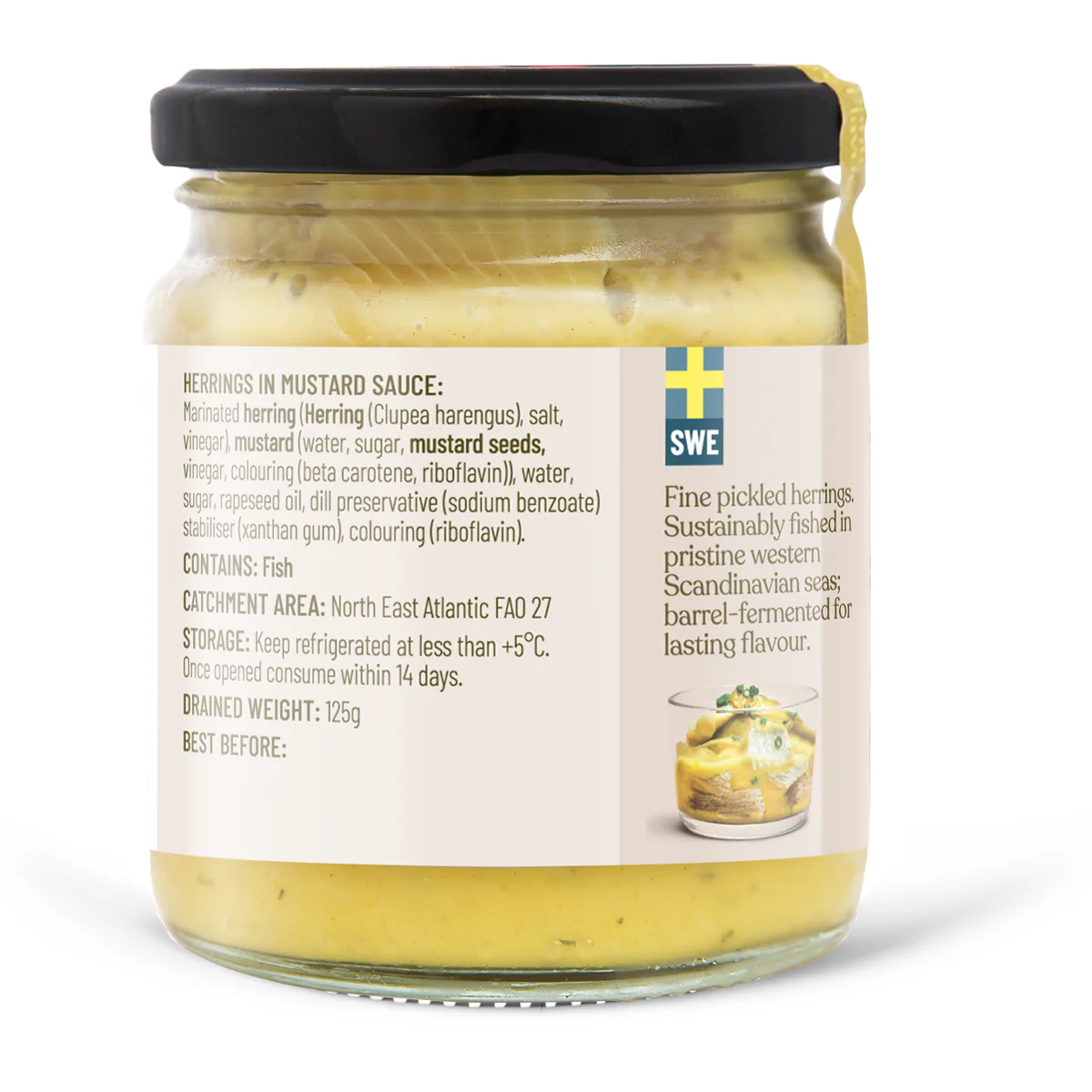 Viking Platter Mustard Herrings 250g - Image 2