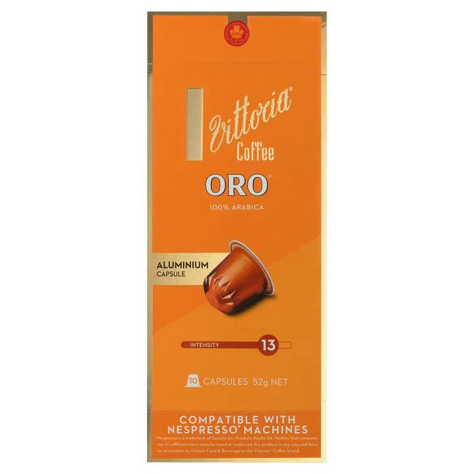 Vittoria Coffee Capsules Nespresso Compatible x10 52g