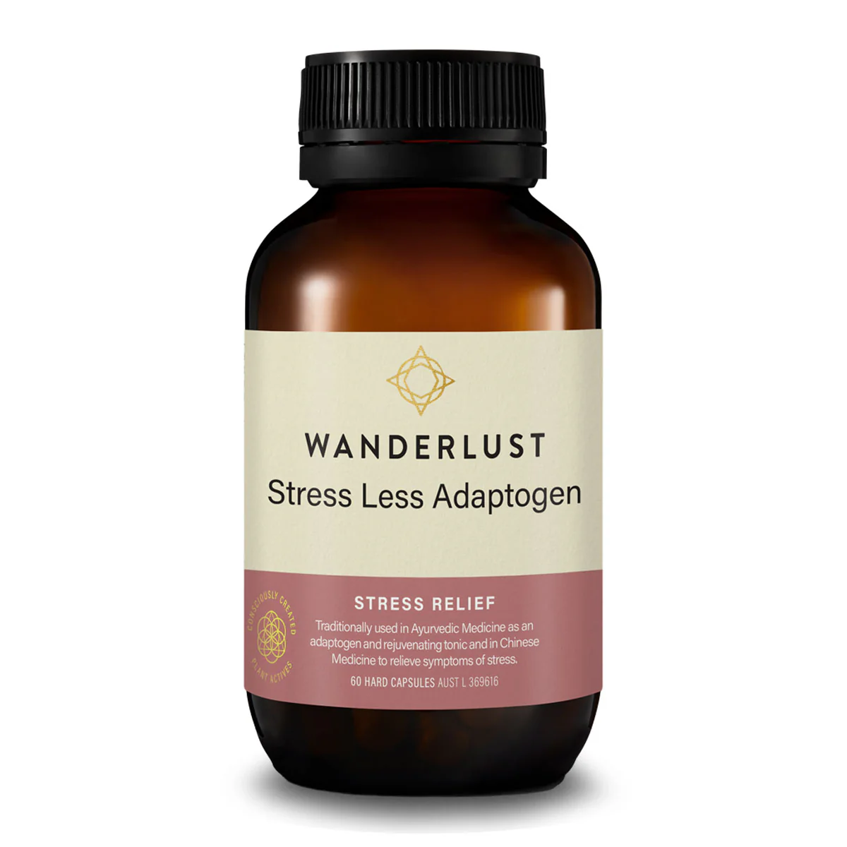 Wanderlust Stress Less Adaptogen 60 Capsules