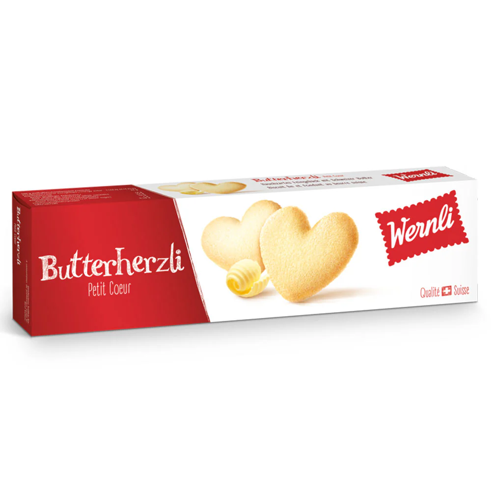 Wernli Butterherzli Biscuit 100g