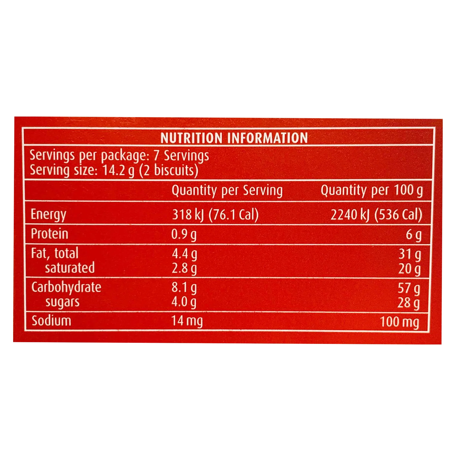 Wernli Chocofin Biscuit 100g - Image 2