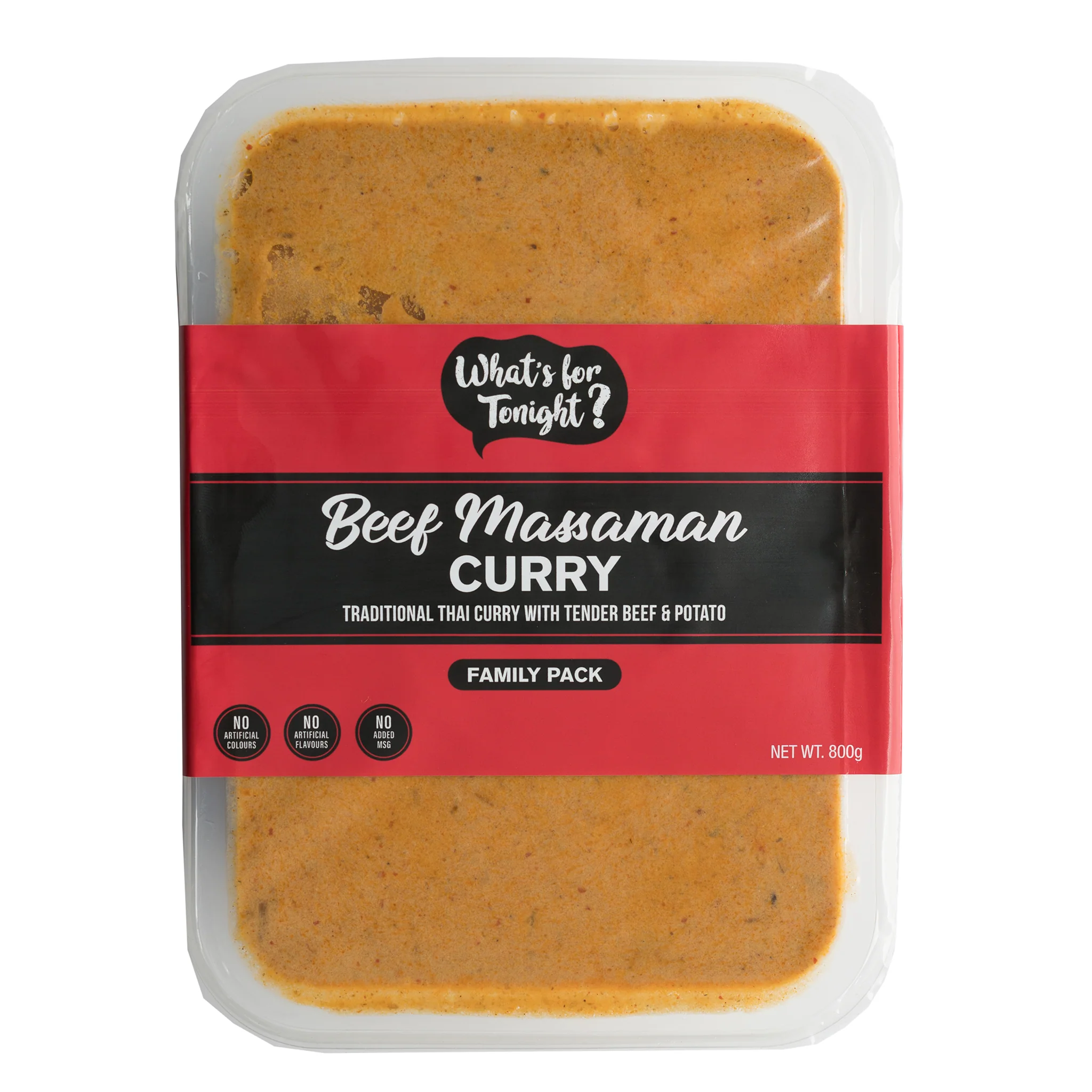 Whats For Tonight Beef Massaman Curry 800g
