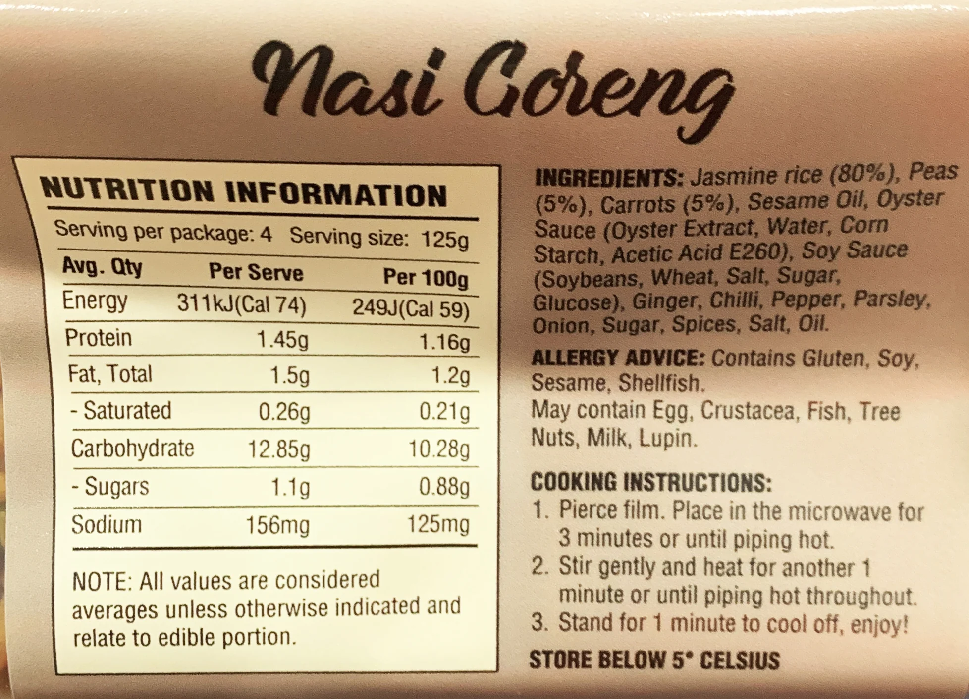 Whats For Tonight Nasi Goreng 500g - Image 2
