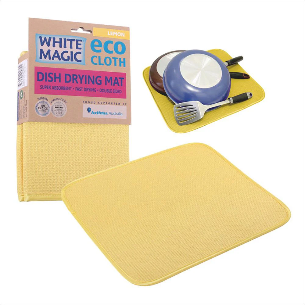 White Magic Eco Cloth Dish Drying Mat each - Image 3