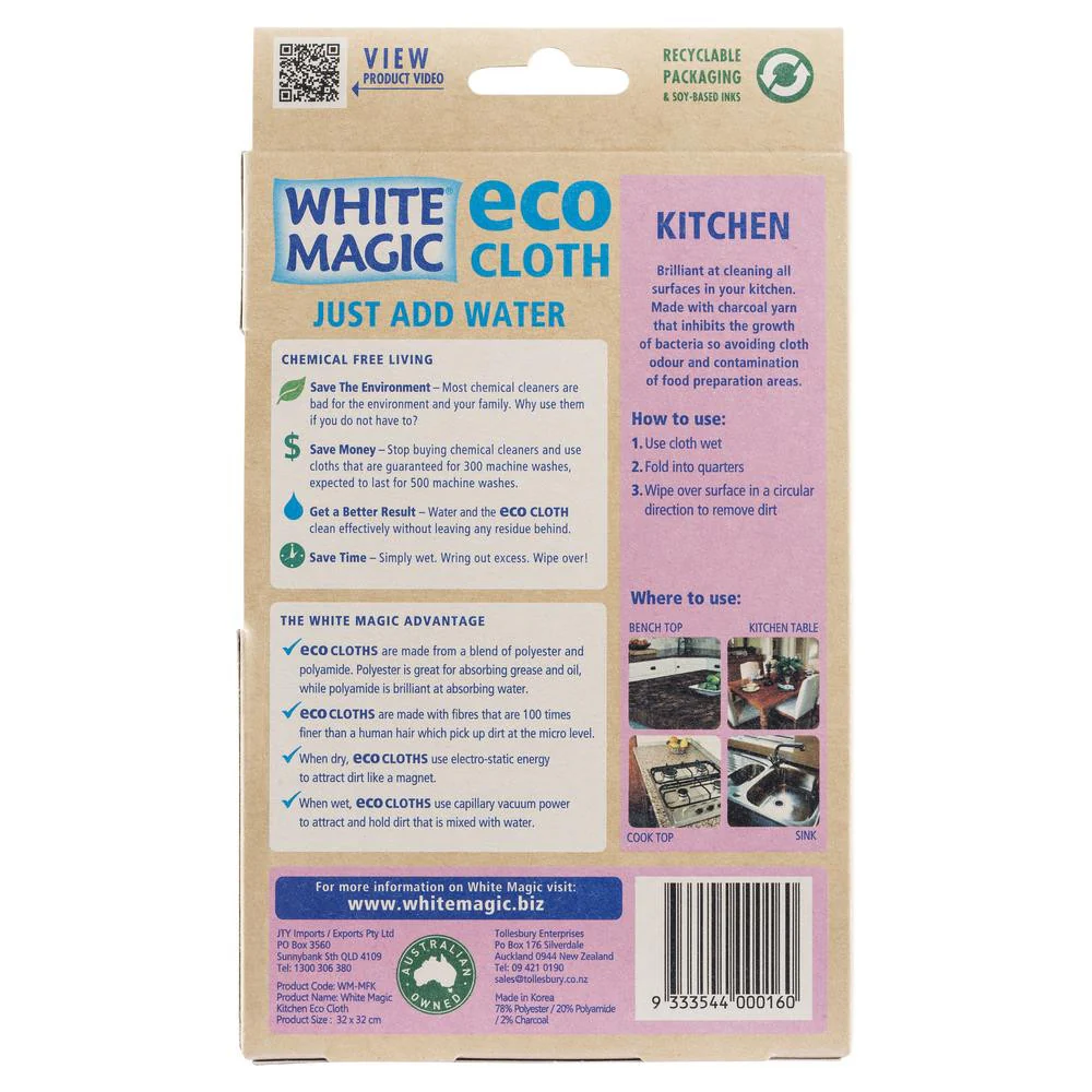 White Magic Kitchen Eco Cloth each - Image 2