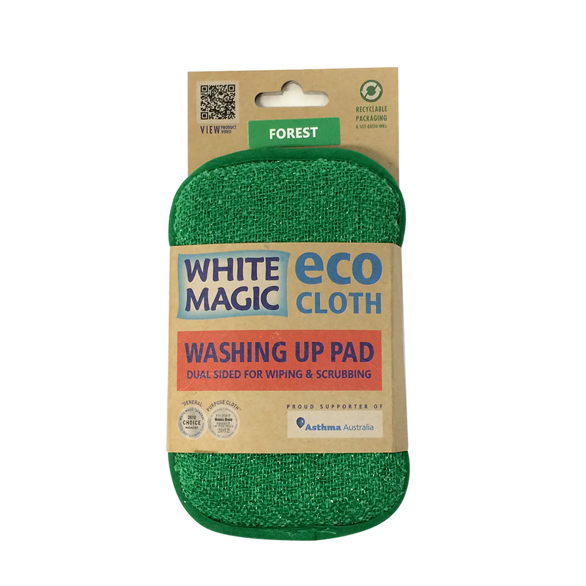 White Magic Eco Cloth Green Washing Pad each - Image 2