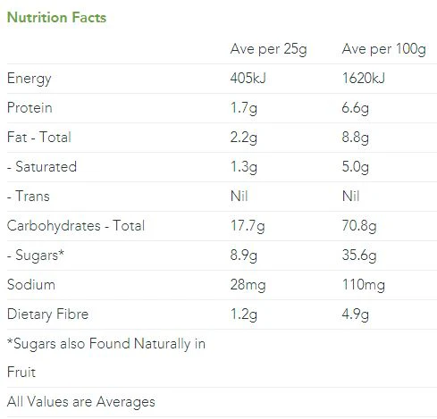Whole Kids - Fruit Bars Organic - Apple and Sultana (5 Bars, 200g) - Image 3
