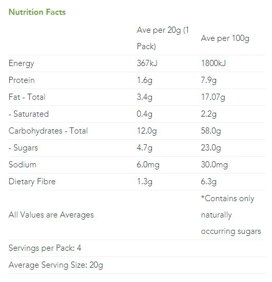 Whole Kids Organic Mini Bites Oat and Banana x4 80g - Image 2