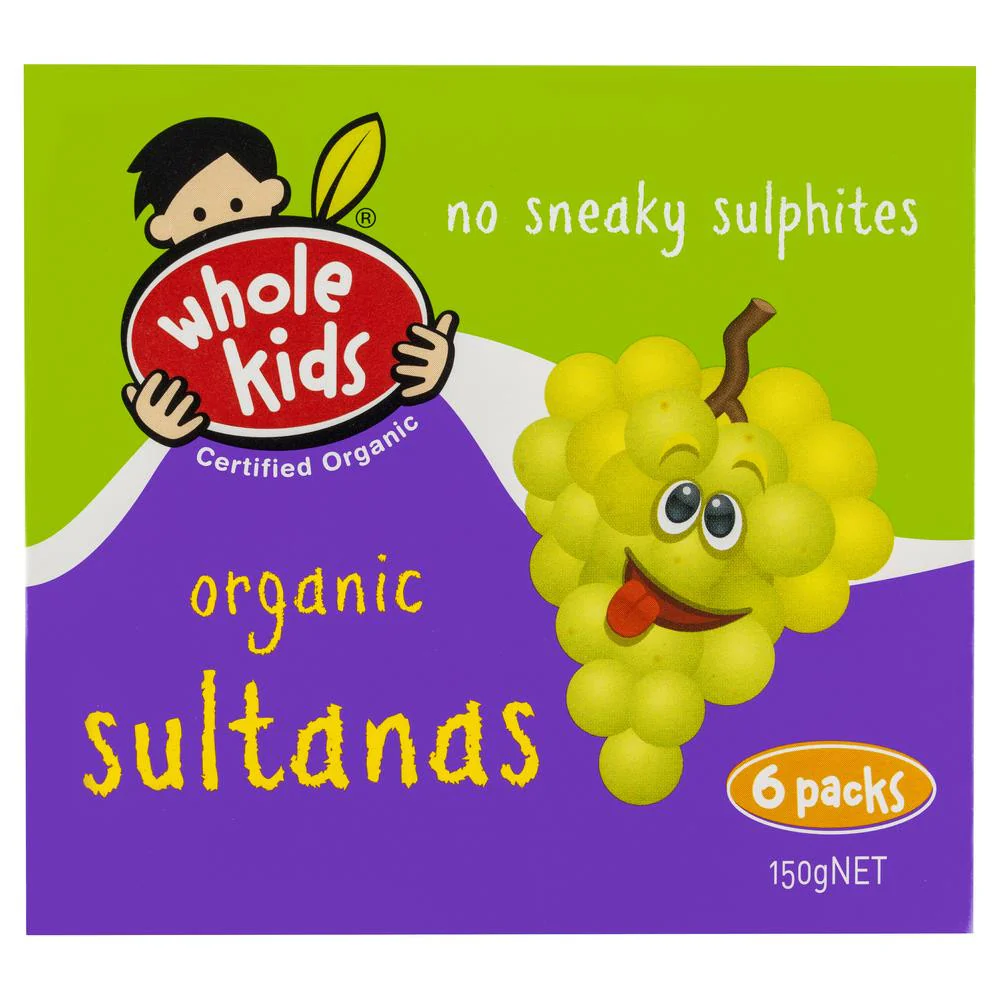 Whole Kids - Sultanas Organic (6packs, 150g) - Image 5