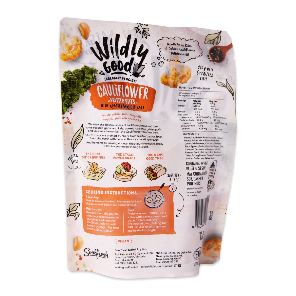 Wildly Good Fritter Bites Cauliflower 210g - Image 3