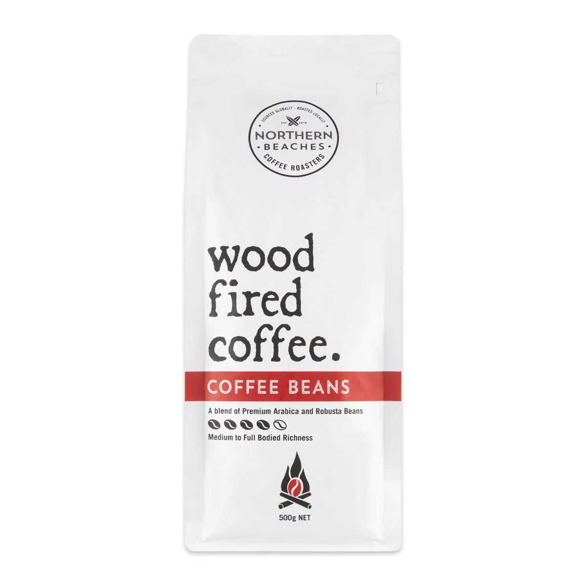 Northern Beaches Coffee Roasters Wood Fired Coffee Beans 500g