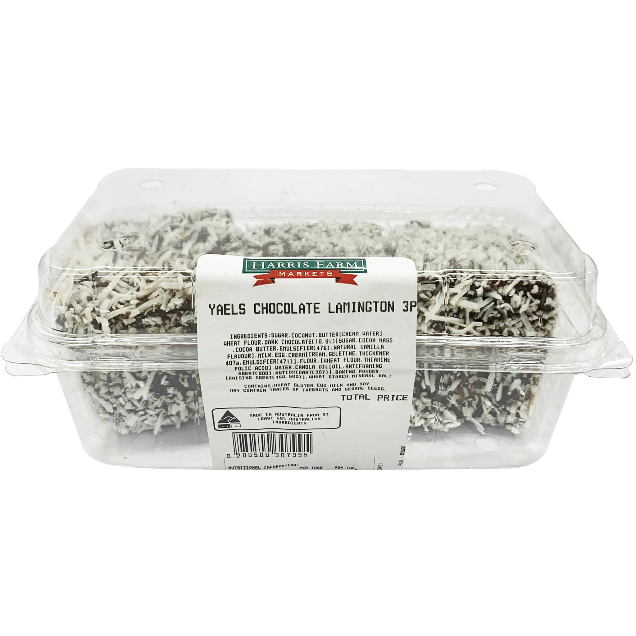 Yaels Kitchen Chocolate Lamingtons x3