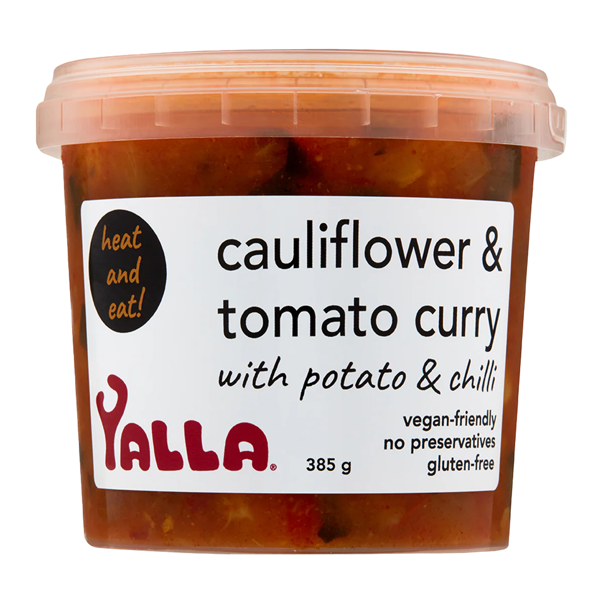 Yalla Cauliflower and Tomato Curry 385g