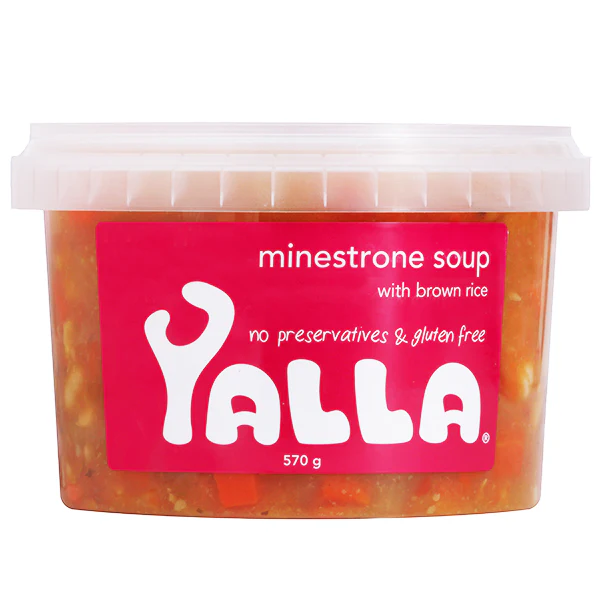 Yalla Soup Minestrone with Brown Rice 570g