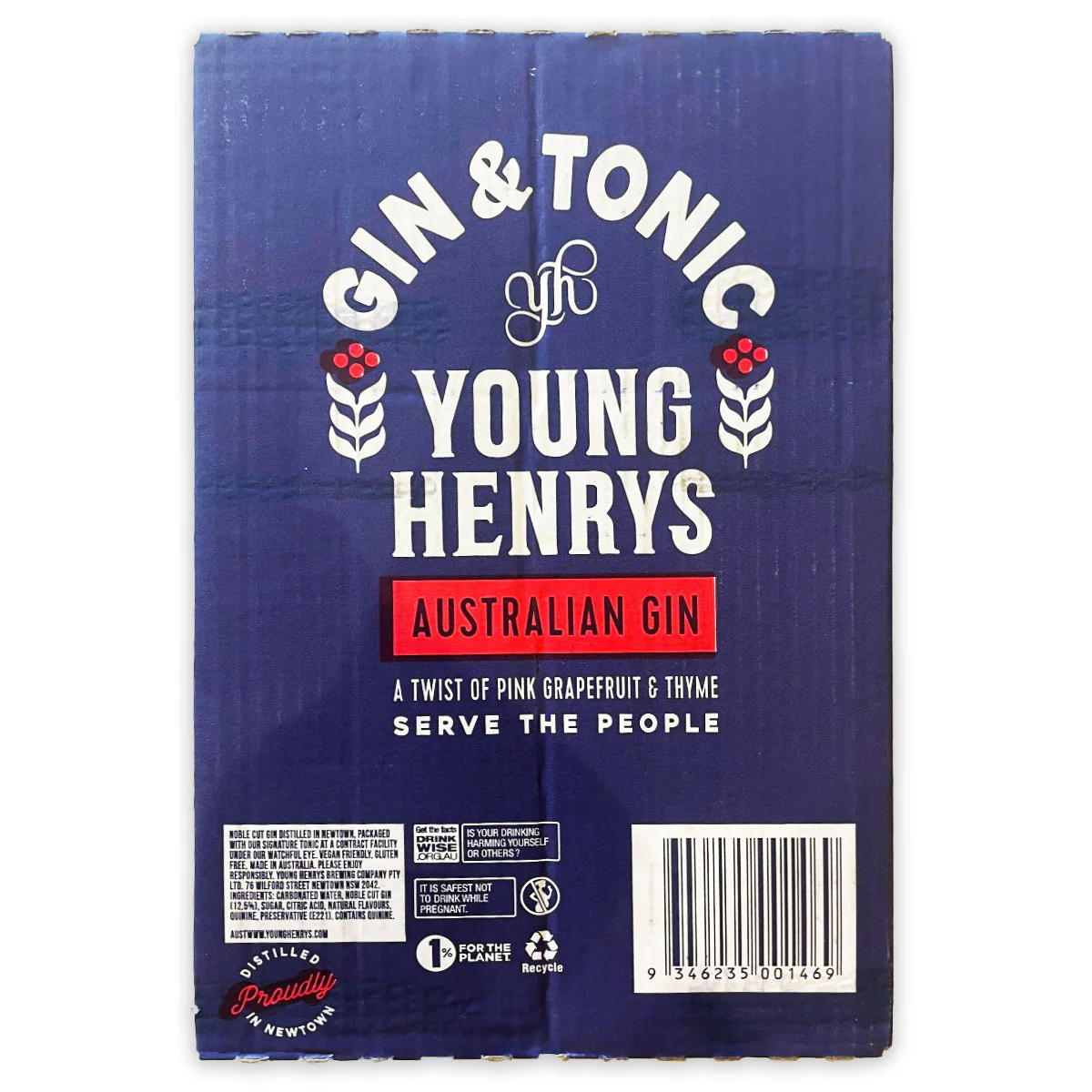 Young Henrys Gin and Tonic Case 24 x 250ml - Image 2