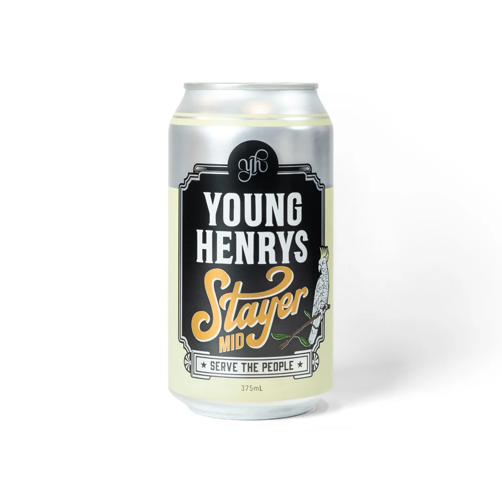 Young Henrys Stayer Mid Strength Case 24 x 375mL - Image 2
