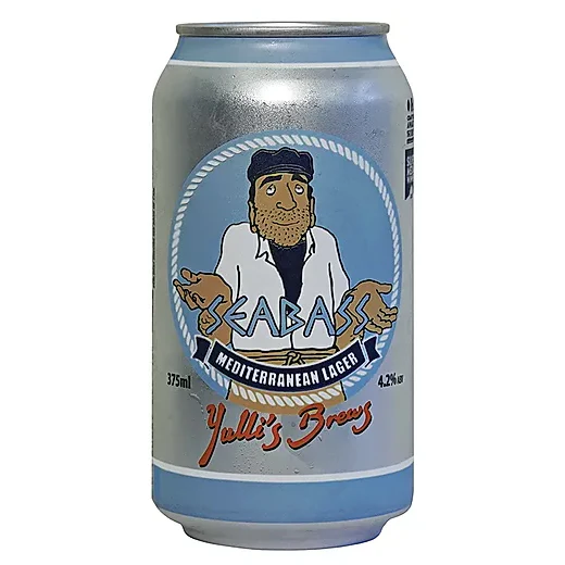 Yulli's Brews Seabass Mediterranean Lager Case 24 x 375ml - Image 2