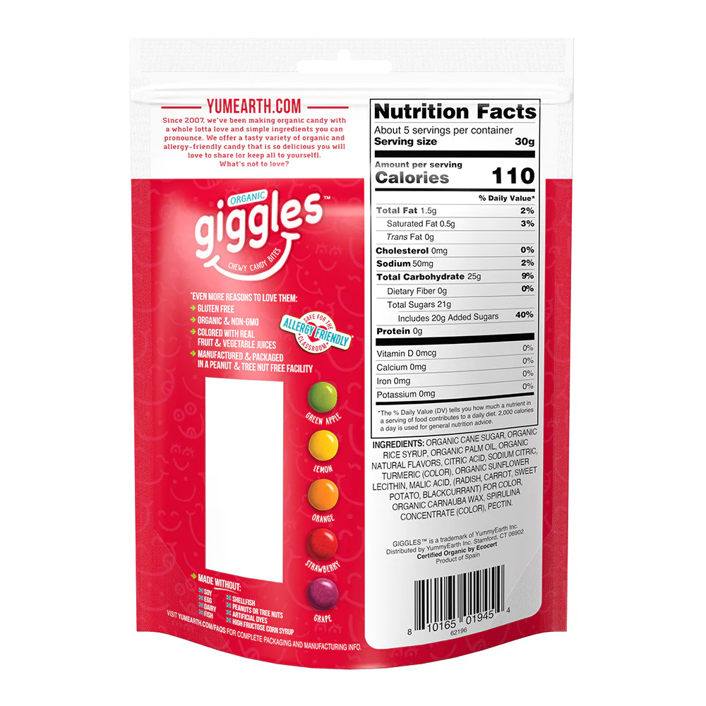 YumEarth Organic Giggles 142g - Image 2