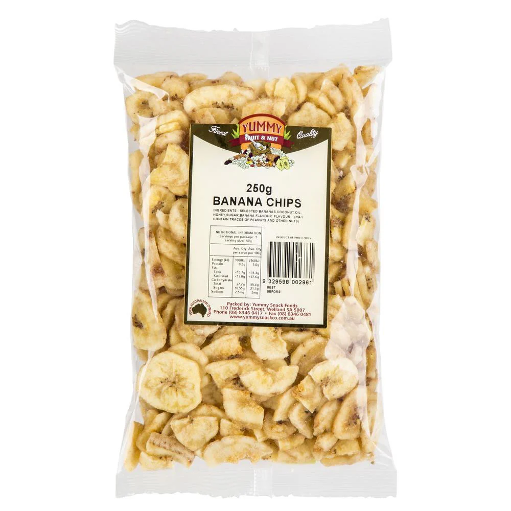 Yummy Banana Chips 250g