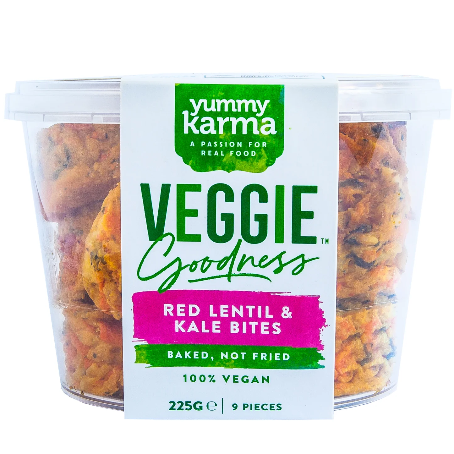 Yummy Karma Red Lentil and Kale Bites 225g