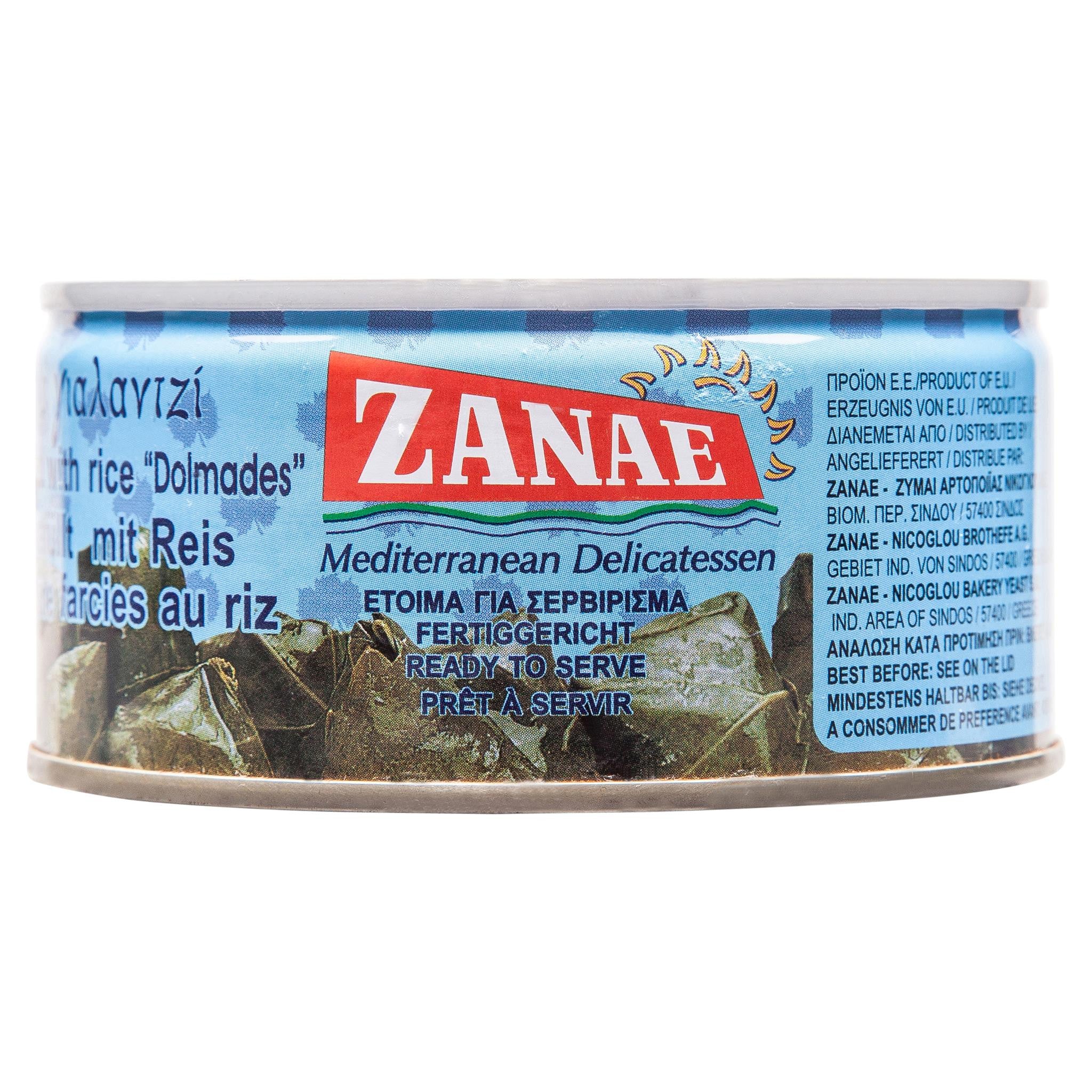Zanae Domades Vine Leaves Stuffed With Rice 280g - Image 3