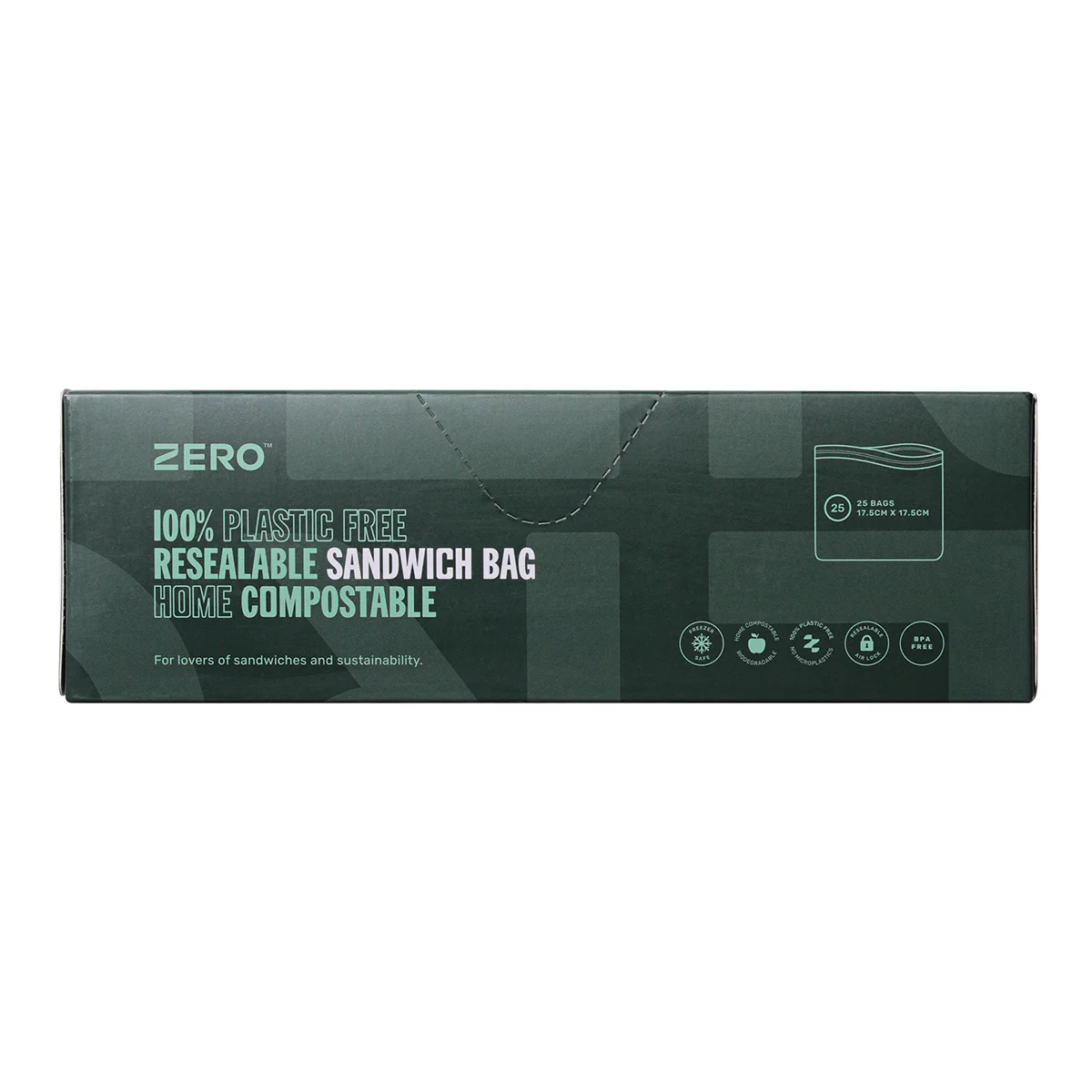 Zero Resealable Sandwich Bag x25 Pack - Image 3
