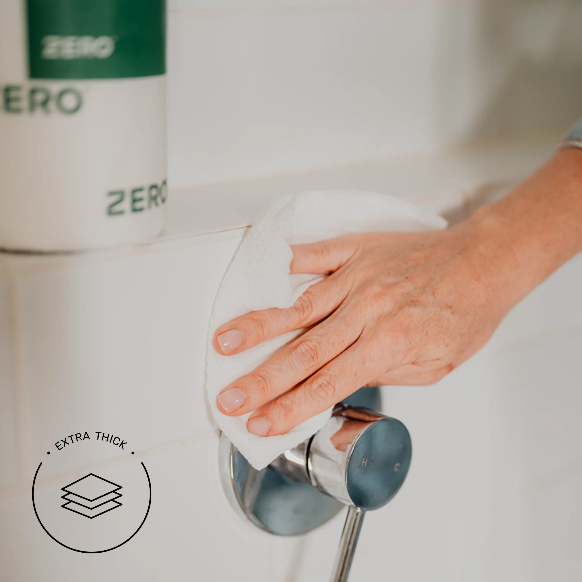 Zero Reusable & Plastic Free Cleaning Roll 50 Pack - Image 5