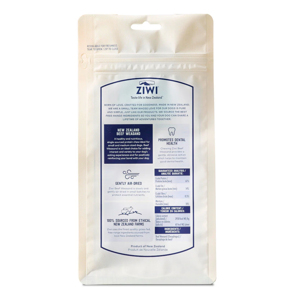 Ziwi Peak Beef Weasand Chews 72g - Image 2