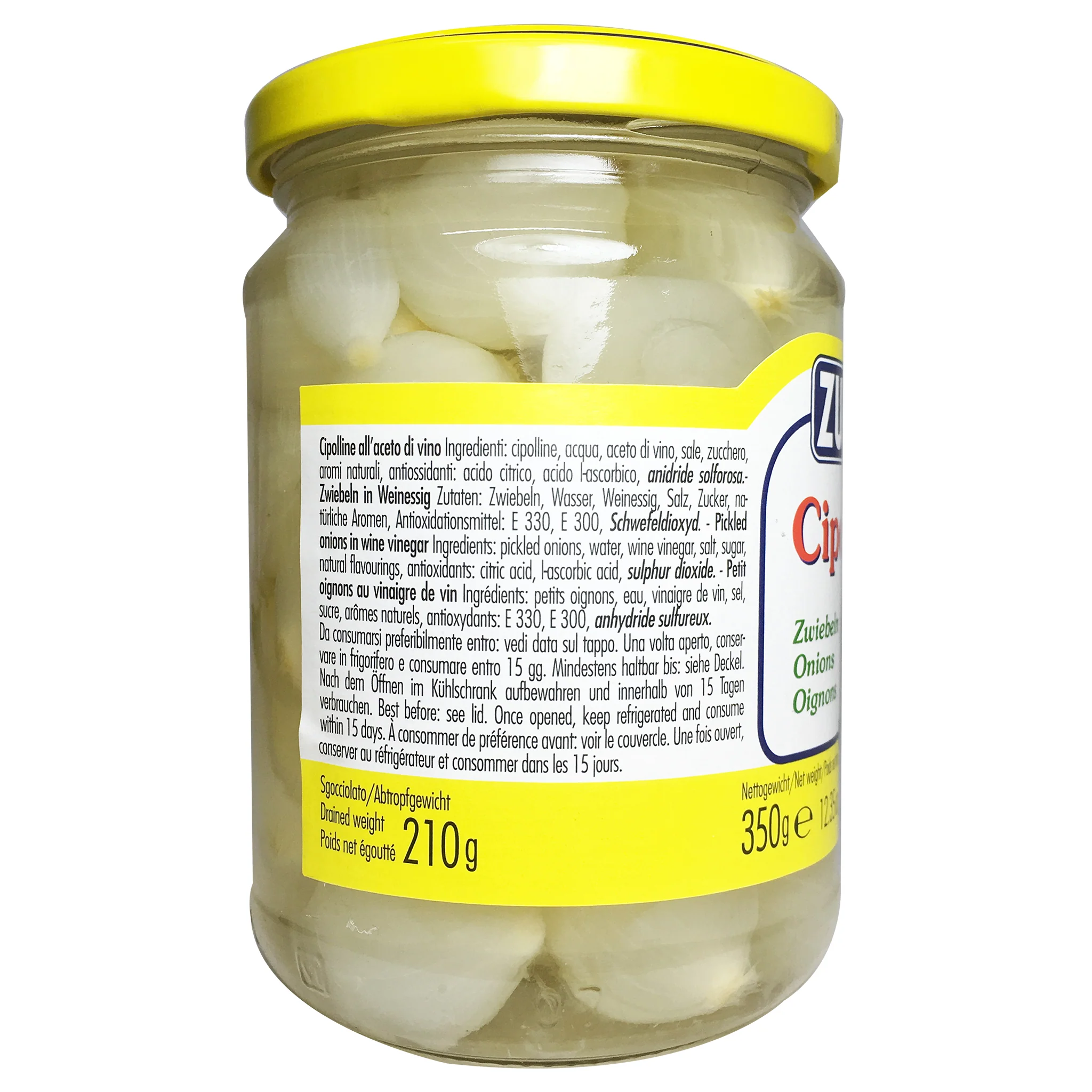 Zuccato Cipolline Pickled Onions 350g - Image 3